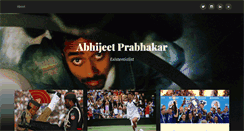 Desktop Screenshot of abhijeetprabhakar.com