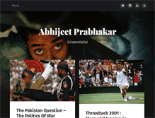 Tablet Screenshot of abhijeetprabhakar.com